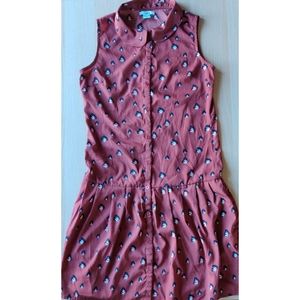 Women's Sleeveless Drop Waist Dress